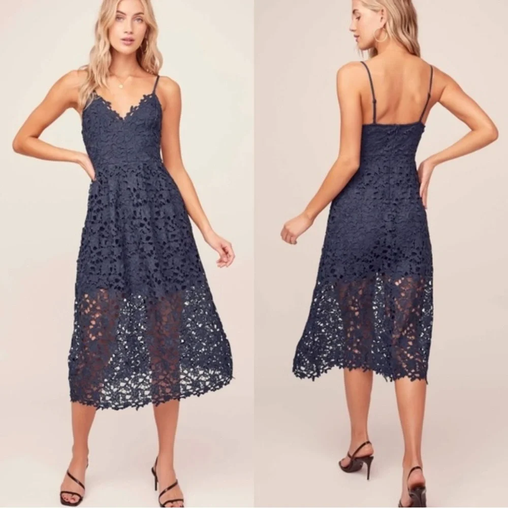 Will accept any offer - ASTR the label lace A line midi dress - Picture 1 of 4
